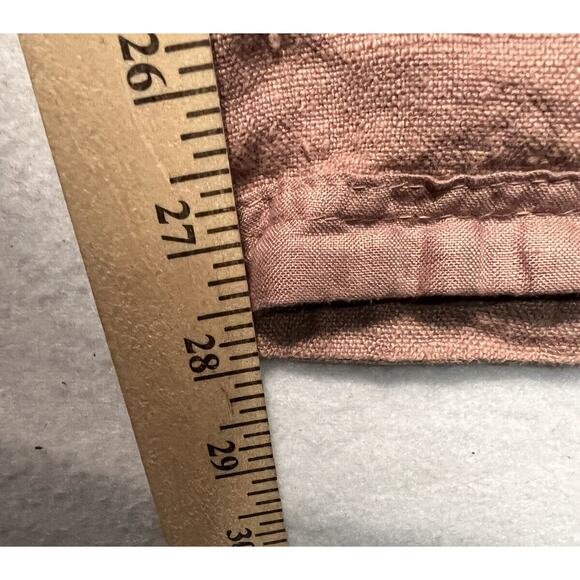 Christy Allen Women’s Linen Pant Size‎ L Waistband Button Front Made in USA - Picture 5 of 12